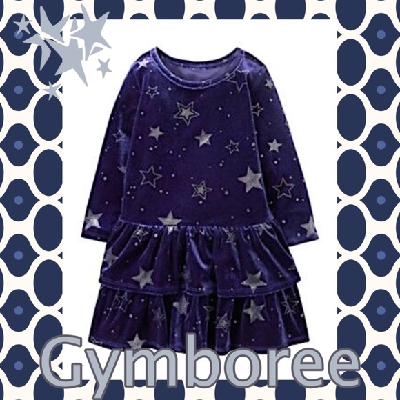 dark blue dress with stars